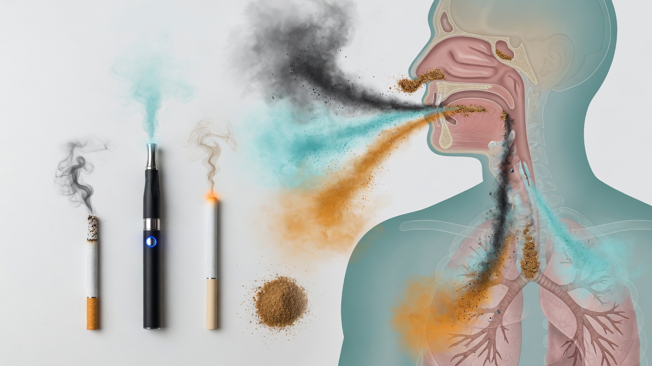 Comparison of four tobacco product types